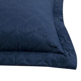 Porta Travesseiro Napoli Matelado 55Cm X 80Cm Havan Casa - Azul Escuro 2