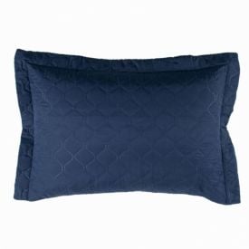 Porta Travesseiro Napoli Matelado 55Cm X 80Cm Havan Casa - Azul Oceano