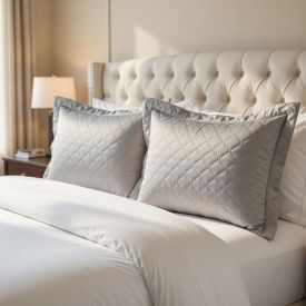 Porta Travesseiro Napoli Matelado 55Cm X 80Cm Havan Casa - Cinza Claro