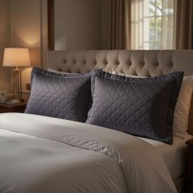 Porta Travesseiro Napoli Matelado 55Cm X 80Cm Havan Casa - Carbono 2