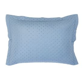 Porta Travesseiro 50X70 cm Elegance Havan Casa 1 Pç - Azul Nevoa