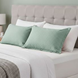 Porta Travesseiro 50X70 cm Elegance Havan Casa 1 Pç - Verde Capri