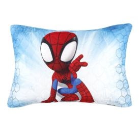 Porta Travesseiro Estampado 55X80cm  Disney Hedrons - Spidey Teia