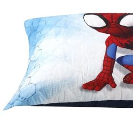 Porta Travesseiro Infantil Estampado Disney Hedrons - Spidey Teia
