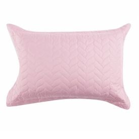 Porta Travesseiro Matelado Microfibra Havan Casa 1 Pç - Rose Claro