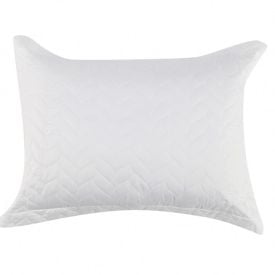 Porta Travesseiro Matelado Microfibra Havan Casa 1 Pç - Off White