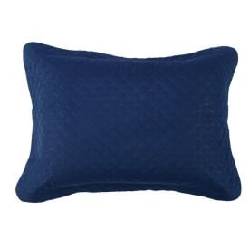 Porta Travesseiro Matelado Microfibra Havan Casa - Azul Oceano