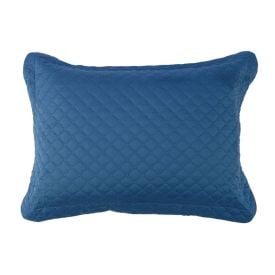 Porta Travesseiro Matelado Microfibra Havan Casa - Azul Médio