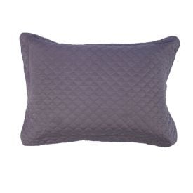 Porta Travesseiro Matelado Microfibra Havan Casa - Cinza Escuro