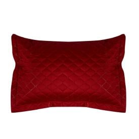 Porta Travesseiro Microfibra Matelado 55X80 Cm Havan Casa 1 Pç - Vermelho