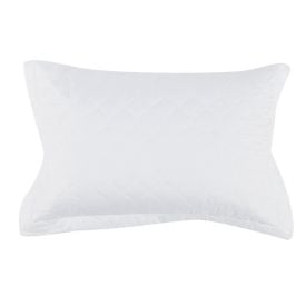 Porta Travesseiro Microfibra Matelado 55X80 Cm Havan Casa 1 Pç - Branco