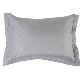 Porta Travesseiro Microfibra Matelado 55X80 Cm Havan Casa 1 Pç - Cinza Claro