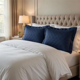 Porta Travesseiro Microfibra Napoli Havan Casa - Azul Oceano