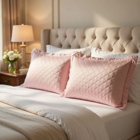 Porta Travesseiro Napoli 55Cm X 80Cm Havan Casa - Pessego