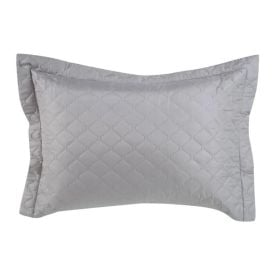 Porta Travesseiro Napoli 55Cm X 80Cm Havan Casa - Cinza Amianto