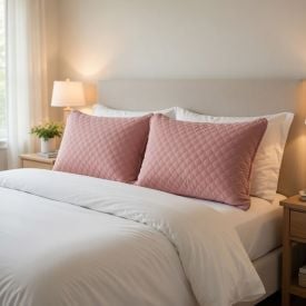 Porta Travesseiro Napoli Matelado 50Cm X 70Cm Havan Casa - Rose 2