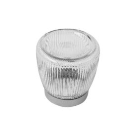 Pote Canelado Com Tampa De Metal Havan Casa 980 Ml - Transparente