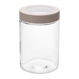 Pote com Tampa Visor 1,290 Litros Lyor - Bege