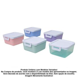 Pote Com Trava Califórnia Color 375 Ml Dup - Sortido