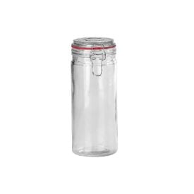 Pote De Vidro Com Tampa Hermético Havan Casa 1L - Transparente 