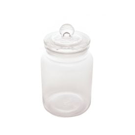 Pote De Vidro Com Tampa Arena Lyor 1,1 Litros - Transparente