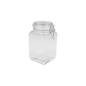 Pote De Vidro Hermético Quadrado Com Tampa 900Ml -  Havan Casa