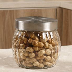 Pote De Vidro Redondo Com Tampa Havan Casa - 800ml