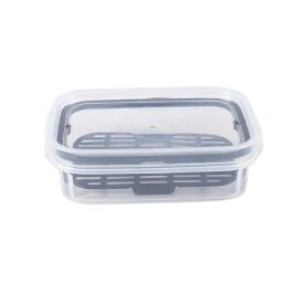 Pote Hermético Com Escorredor Trava Mais Plasútil 500Ml - Transparente