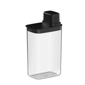 Pote Hermético Com Medidor 2,3 Litros Drop Ou - Preto