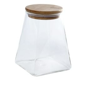 Pote Hermético Com Tampa De Bambu Havan Casa 750Ml - Vidro