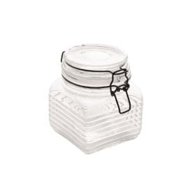 Pote Hermético Quadrado Lyor 750 Ml - Preto
