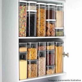 Pote Hermético Block Ou 2 Litros - Natural