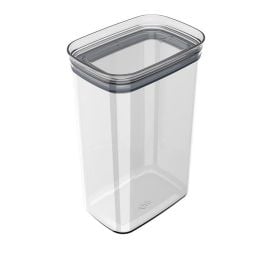 Pote Hermético Retangular Block Ou 2,3 Litros - Natural