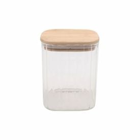 Pote Hermético Quadrado Com Tampa Havan Casa 940 Ml - Bambu