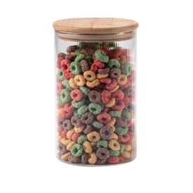 Pote Hermético Redondo Com Tampa Havan Casa 1,1 Litros - Bambu