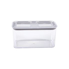Pote Hermético Retangular Modo Coza 1,3 Litros - Transparente