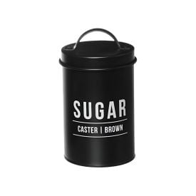 Pote Para Açúcar De Aço Manhattan Hauskraft 900 Ml - Preto 