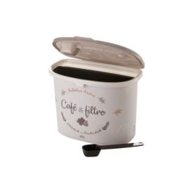 Pote Porta Café E Filtro Decorado Plasútil 1,5 Litros - Fendi