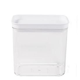 Pote Retangular Hermético Havan Casa 1,97 Litros - Transparente e Branco