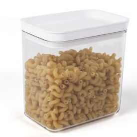 Pote Retangular Hermético Havan Casa 1,97 Litros - Transparente e Branco