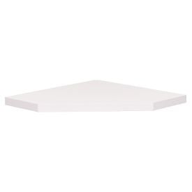Prateleira Canto Em Mdp 30X30cm Branco Laca Jpf 143 - BRANCO