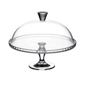 Prato De Bolo Com Tampa De Vidro 32 Cm - Havan Casa