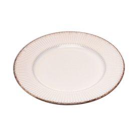Prato De Sobremesa Linear Lyor 20 Cm - Branco