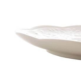 Prato De Sobremesa Lyor Butterfly 19Cm - Branco
