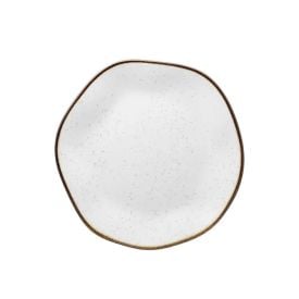 Prato De Sobremesa Ryo Maresia Oxford 21,5Cm - Porcelana