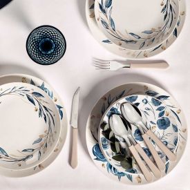 Prato De Sobremesa Porcelana 21Cm - Ana Flor