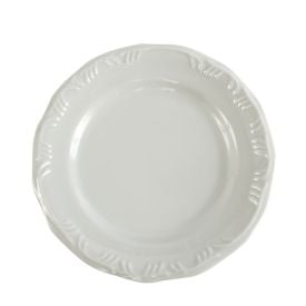 Prato De Sobremesa De Porcelana Pomerode Schmidt 19 Cm - Branco