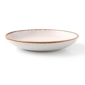 Prato Fundo Cerâmica Naturalle Havan Casa 21,5Cm - Bege Brilhoso