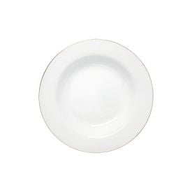 Prato Fundo Royal Filete Dourado Hauskraft - 22 Cm