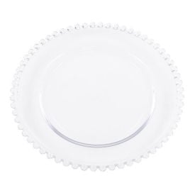 Prato De Sobremesa Pearl Clear Wolff 20Cm - Cristal